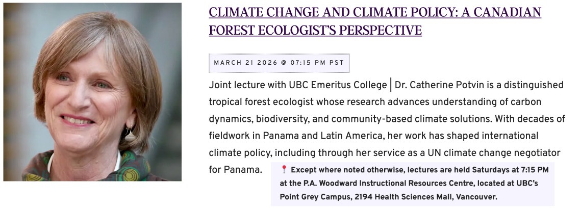 Climate Change and Climate Policy: A Canadian Forest Ecologist’s ...